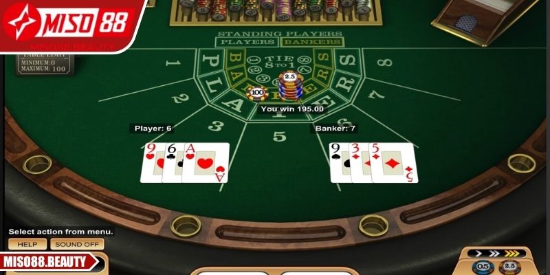 Baccarat Miso88 – Bàn Cược Cùng Chiến Thuật Chuẩn Xác 2 Cơ chế chia bài minh bạch, lựa chọn cược đa dạng chuẩn quốc tế