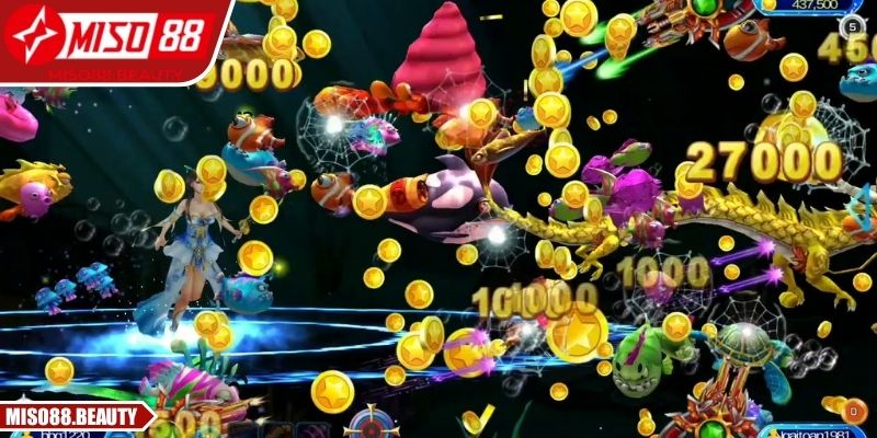 Bắt Cá Vũ Trụ Miso88 – Thế Giới Đẳng Cấp Không Gian 3D 2 Sinh vật vũ trụ đa dạng, mỗi loại mang hệ số điểm riêng biệt