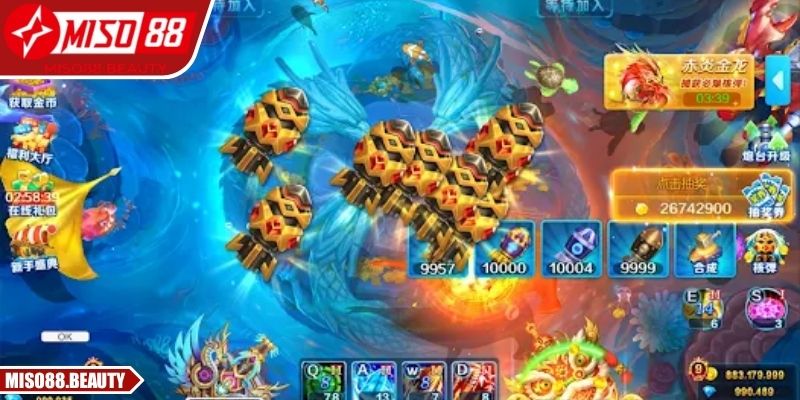 Chúng Thần Phát Tài Miso88 Với Chiến Thuật Hiệu Quả 2 Hệ thống đạn với nhiều cấp độ để tiêu diệt mục tiêu lớn