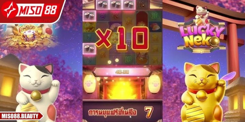 Lucky Neko Miso88 mở cánh cửa tài lộc bằng từng vòng quay
