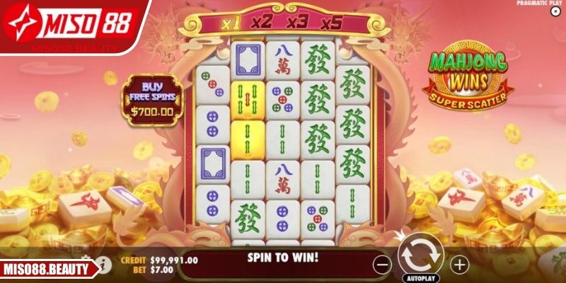 Không gian Á Đông trong từng vòng quay Mahjong Ways Miso88
