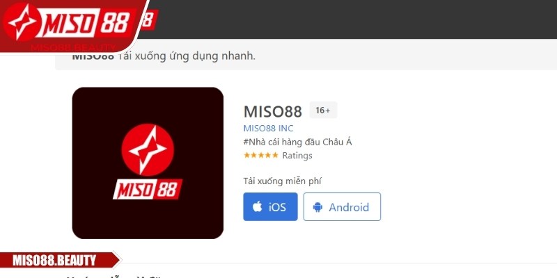 Tải App miso88 1 Tải app Miso88 trên Android