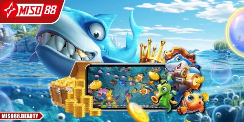 Vương Gia Đánh Cá Miso88 – Sân Chơi Thưởng Lớn Mỗi Ngày 1 Không gian rực rỡ trong Vương Gia Đánh Cá kịch tính